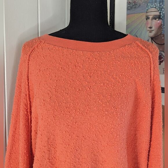 Free People Pullover Sweater Cactus Bloom XS Coastal Cowgirl Boho Cottagecore - Picture 4 of 10